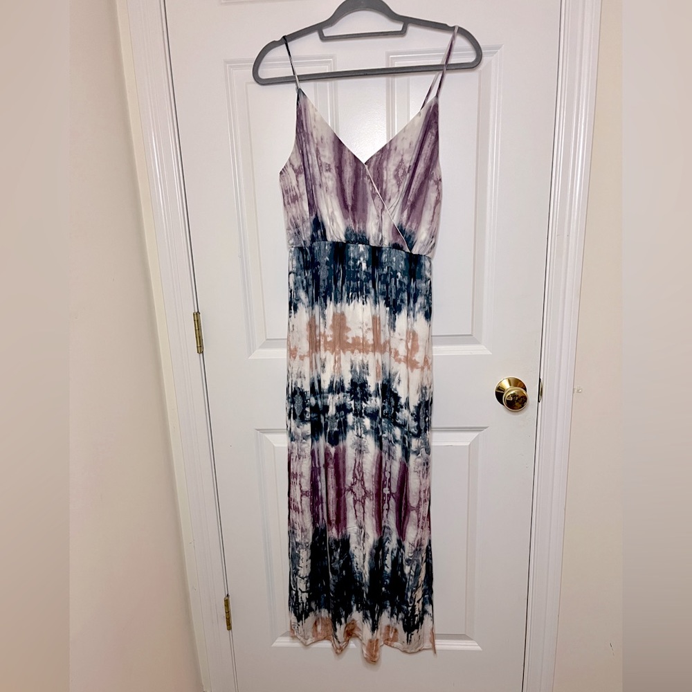 Tie Dye Maxi Dress, Size Medium